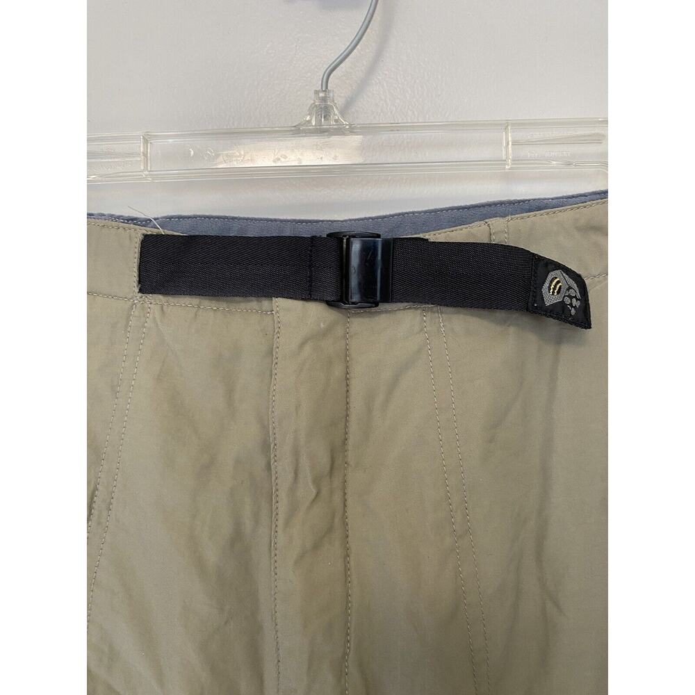 Mountain Hardwear‎ Pants Mens XL Gorpcore Beige Convertible Nylon Belt Hiking - Picture 3 of 13